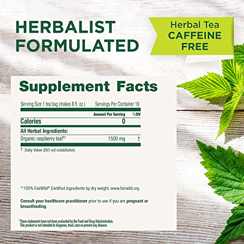 Traditional Medicinals 675 Organic Raspberry Leaf Herbal Tea thumb #7