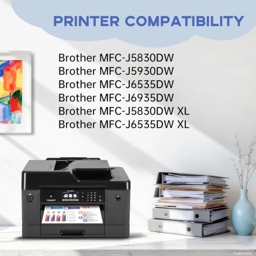 Image of Miss Deer LC3029XXL Ink Cartridges High Yield 2BK 2C 2M 2Y | Compatible for Brother LC3029 LC3029XXL Work for MFC-J5830DW MFC-J5830DWXL MFC-J5930DW MFC-J6535DW MFC-J6535DWXL MFC-J6935DW