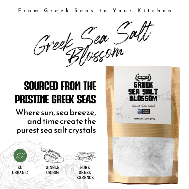 Sal de Mar en Escamas Griega APSOGO 5.29 oz miniatura 2