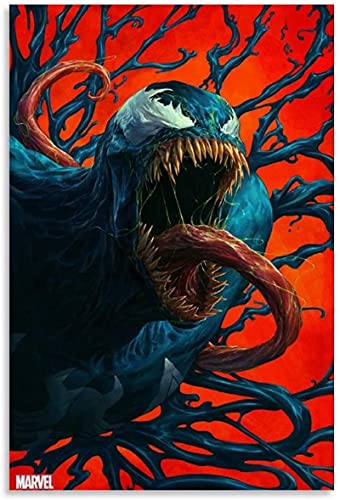 Impresión de lienzo Venom Poster Home Decor Prints Wall Posters Canvas Living Room 60x90cm Sin...