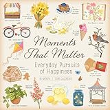 Moments That Matter 2026 Wall Calendar, 16-Month Inspirational Watercolor Art & Motivational Quotes by Brooklyn Swenson, 12