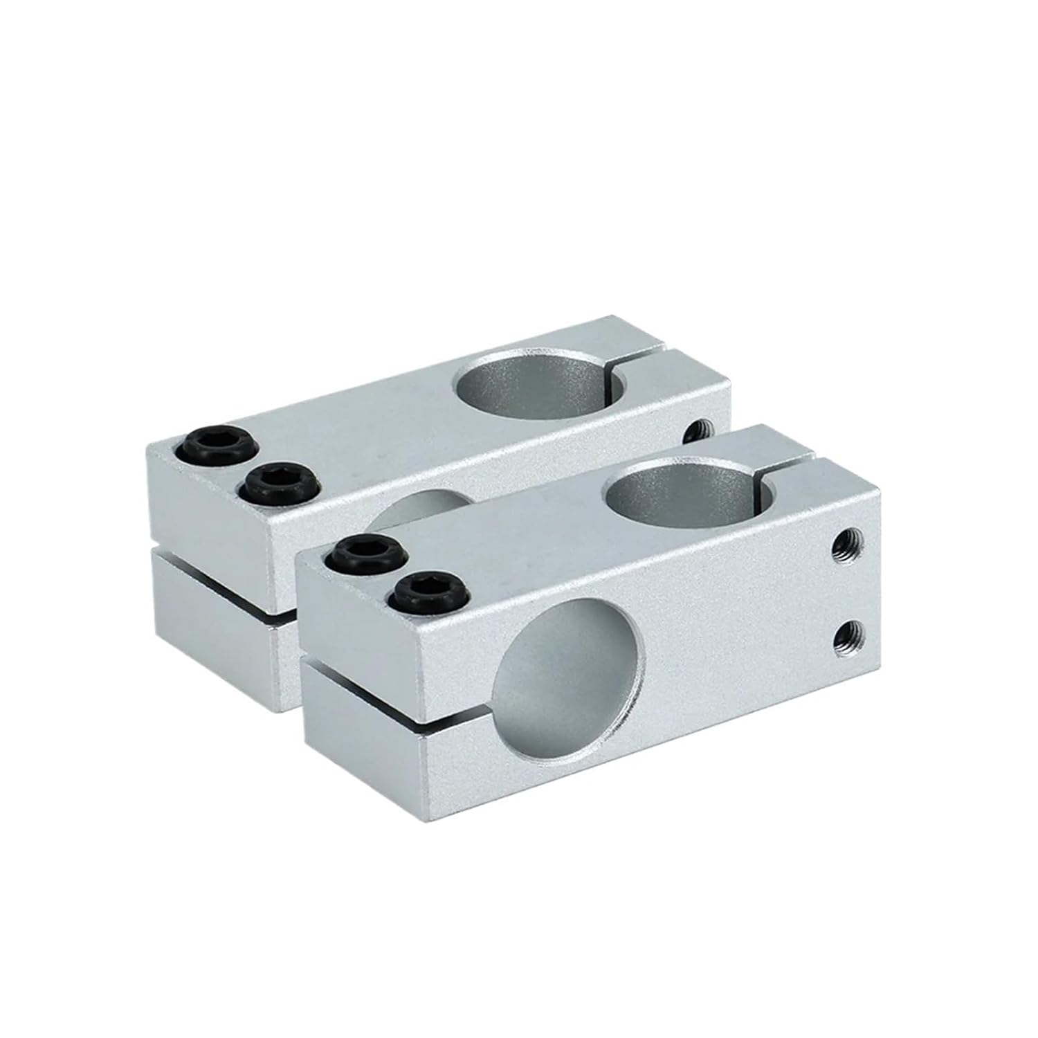 1pcs Linear Shaft Support Vertical Fixed Diameter Fastening Aluminum Alloy Optical Axis Cross Block Steel Pipe Tighten Bracket(16mmx16mm)
