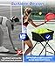 Ardier Tennis Ball Hopper Cart Holds 175 Tennis Balls or 140 Pickleballs, Portable Pickleball Collector Caddy with Wheels, Foldable Baseball Basket Holder for Court Training & Coaching