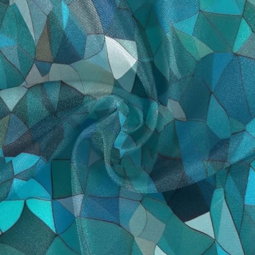 Wajiw 60 Inch Indoor Outdoor Round Tablecloth with Umbrella Hole and Zipper Waterproof Patio Table Cover for Camping Dining Room Party Outdoor Picnic,Glittering Texture