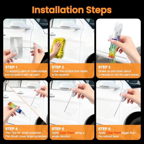 Image of Celestial Silver Metallic(1J9) Touch Up Paint for TOYOTA | 2-In-1 Car Scratch Remover Pen, Car Paint Scratch Repair Kit for Scratches, Chips & Nicks,2-PCS SET