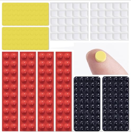 BLEWAY Bump Dots for Visually Impaired 330 Pcs Combo Pack with 4 Colors - Low Vision Aids Braille Stickers Raised Tactile Dots for Elderly, Blind