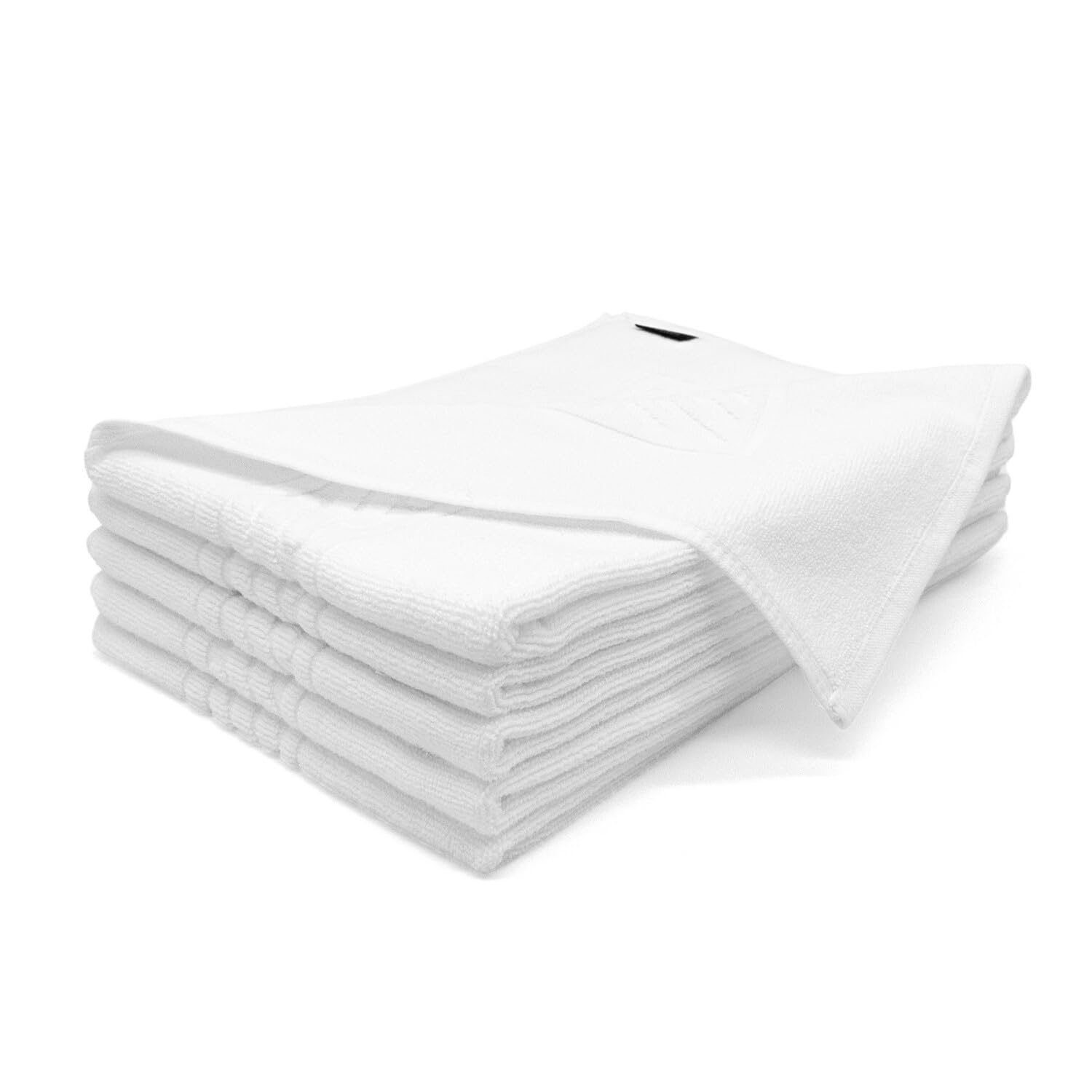 10 unidades Hotel alfombrilla de baño – blanco – Aloé – 600 g/m²