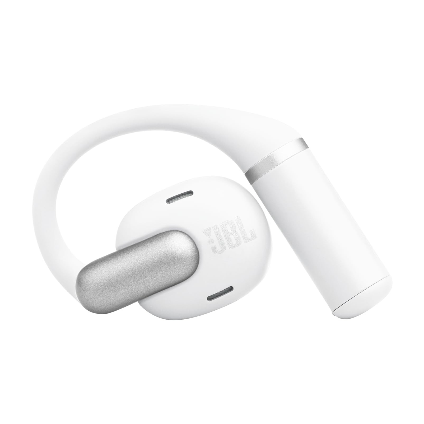 JBL Sense Pro, Auriculares Inalámbricos Open-Ear, Blanco | True Wireless, 38 Horas de Autonomía, Resistencia IP54 al Agua y al Polvo, Tecnología JBL OpenSound y Spatial Sound