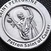 Trinity Church Supply St. Peregrine Pocket Token, Patron Saint of Cancer Prayer Coin, Small Inspirational Catholic Gift, 1 ⅛ Inch Diameter, Made In Italy #3