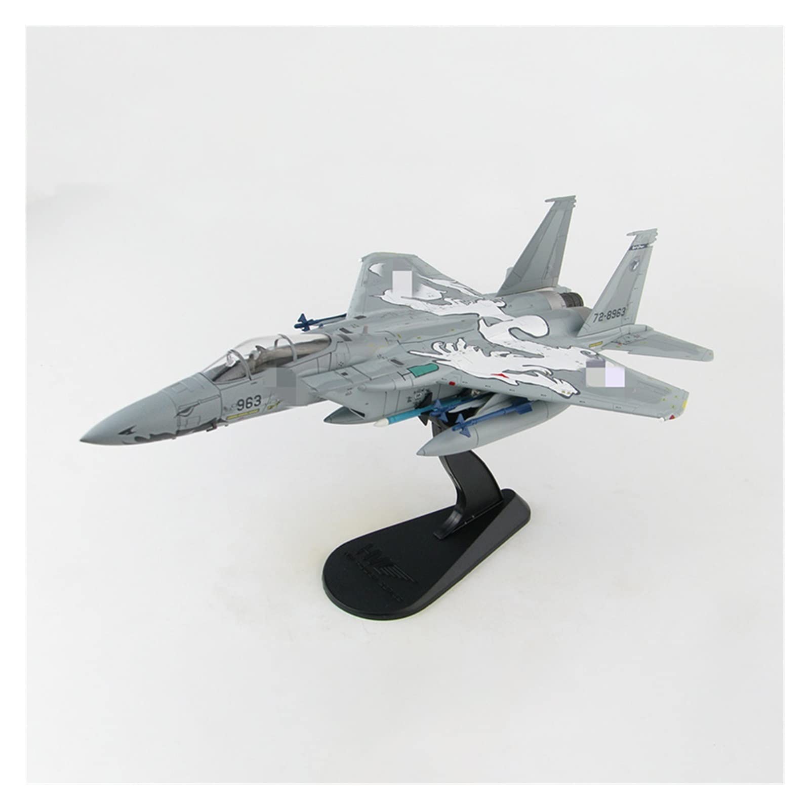 Miniatura del avión Escala L 1/72, Compatible con Air Force TAC, Se Encuentra con Bailong HA4521 F15 F-15J, Exhibición De Colección De Modelos De Aviones De Combate Avion con Soporte