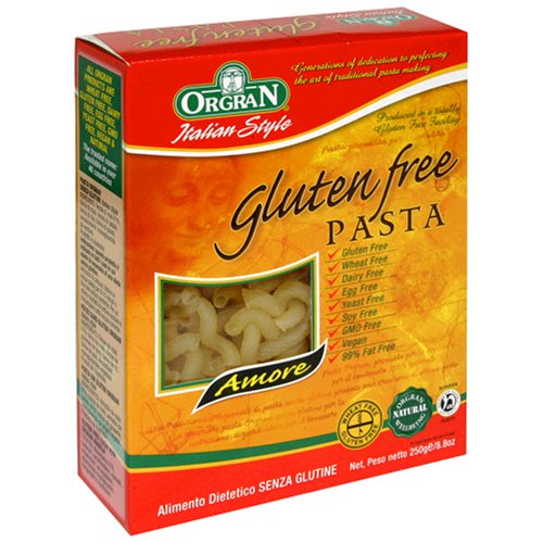 Orgran, Corkscrew Pasta, Amore, Gluten Free, 8.8 oz