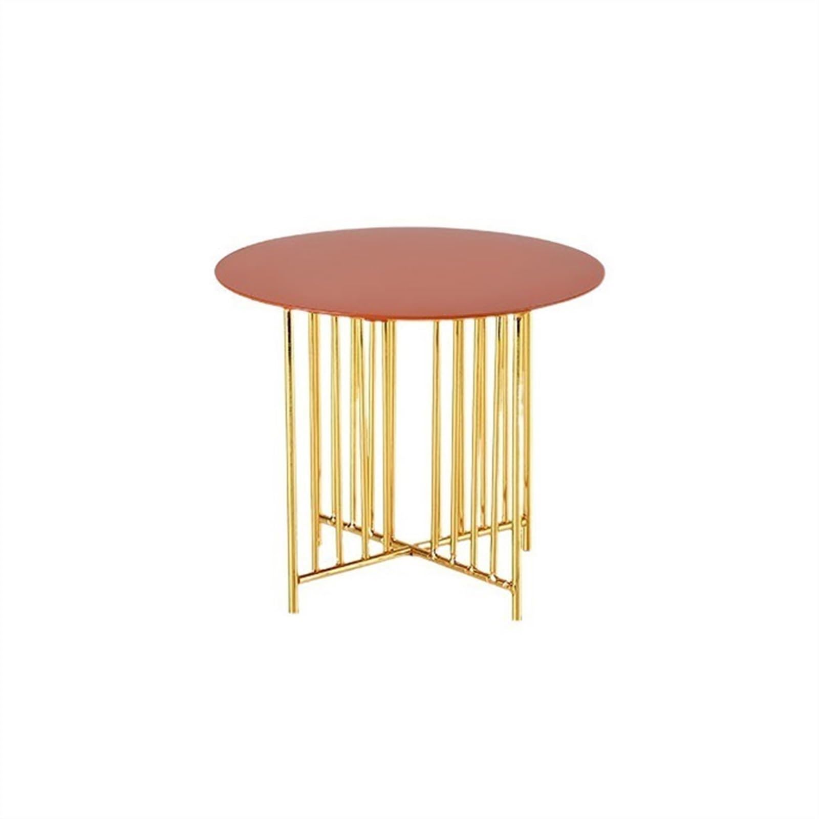 Bx9rE7tK3g Cake Stand Dim sum display rack Creative round dessert storage platform Pastry snack cake Cake Display Stand(Orange,Small)