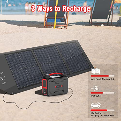 Powerbank mit Steckdose von Powkey – Tragbare Powerstation 99Wh/27000mAh