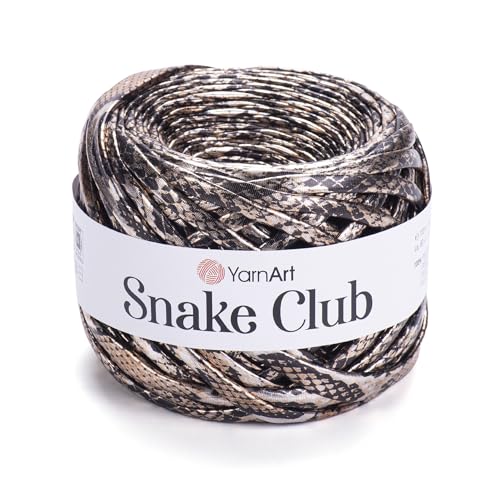 YarnArt Snake Leather Look Yarn- Shiny Leather...