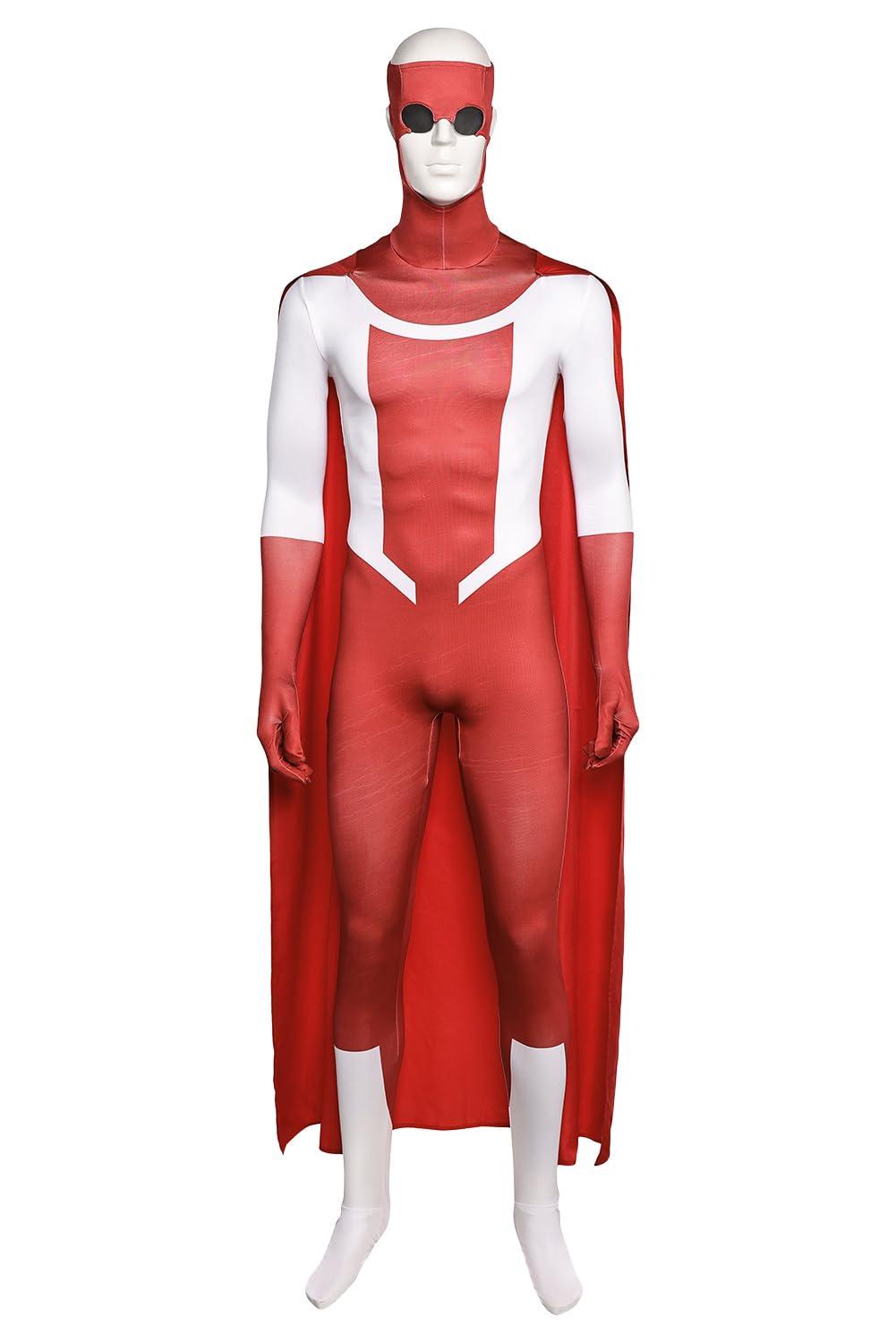 Invincible Cosplay Costume Mark Grayson Jumpsuit Cape Battle Suit Adults Men Invincible Halloween Outfits