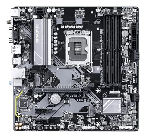 GIGABYTE B760M D3HP WIFI6 Scheda madre - Compatibile con CPU Intel Core di 14ª generazione, VRM digitale a 4+1+1 fasi, fino a 5600 MHz DDR5, 2x M.2 PCIe 4.0, Wi-Fi 6, LAN GbE, USB 3.2 Gen 1 - Scheda madre - Immagine 2