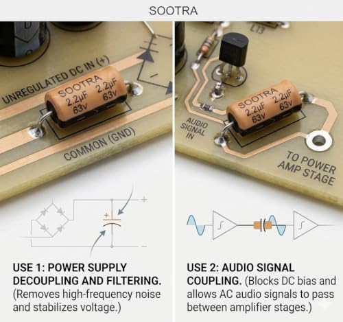 Image of Fixed Aluminum Radial Electrolytic Capacitors 2.2UF 63V - Pack of - 5