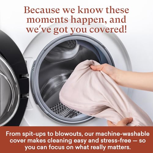 Image of Nursing Pillow Covers ONLY Compatible with Popular Wrap-Around Nursing Pillow (2 Pack Covers-Pillow NOT Included)