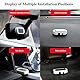Alarmanlage Auto, Anti Diebstahl Blinklampe, Solar Power Dummy Auto Alarm, Auto Alarmanlage Diebstahlsicherung, Praktische Anti- Diebstahl Licht, Lampe Dummy Anti-diebstahl Blinkende Blinklampe (Rot)