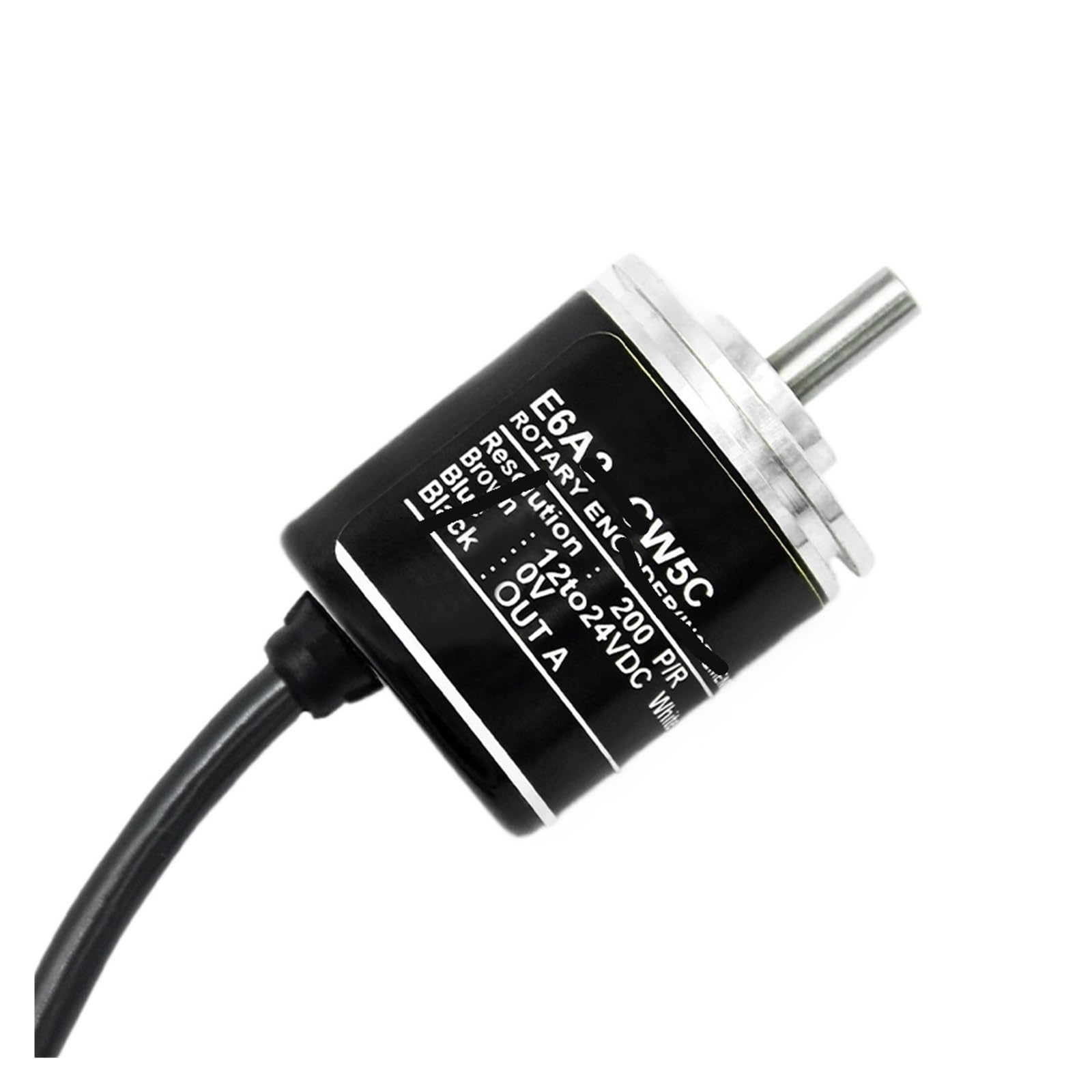 Inkrementaler Drehgeber der Serie E6A2, CWZ5C, 25 mm Außendurchmesser, 4 Vollwelle, magnetoelektrisch, 100–3600 PPR, optional(250 PPR)