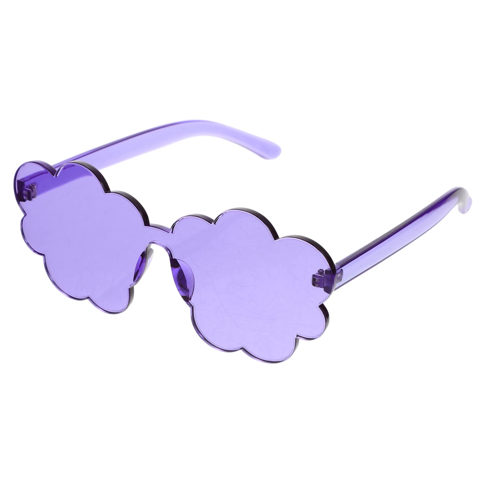 Healeved Rimless Sunglasses Floral Sunglasses for Women Lightweight and Compact for Christmas Carnival