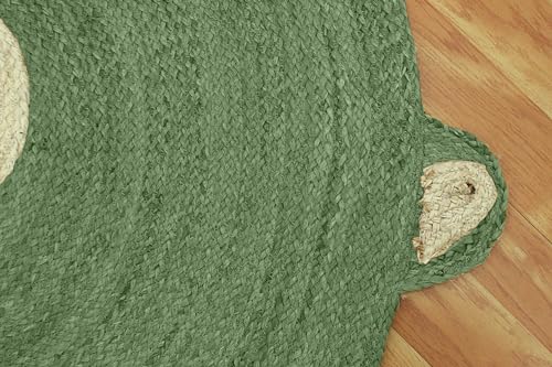 Tapis rond en jute pour zone de trafic intense 120cm - 8