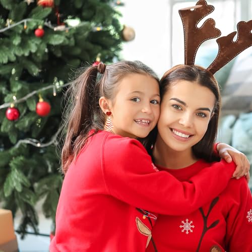 Acrylic Christmas Tree Drop Dangle Earrings - Colourful Holiday Jewelry for Women4