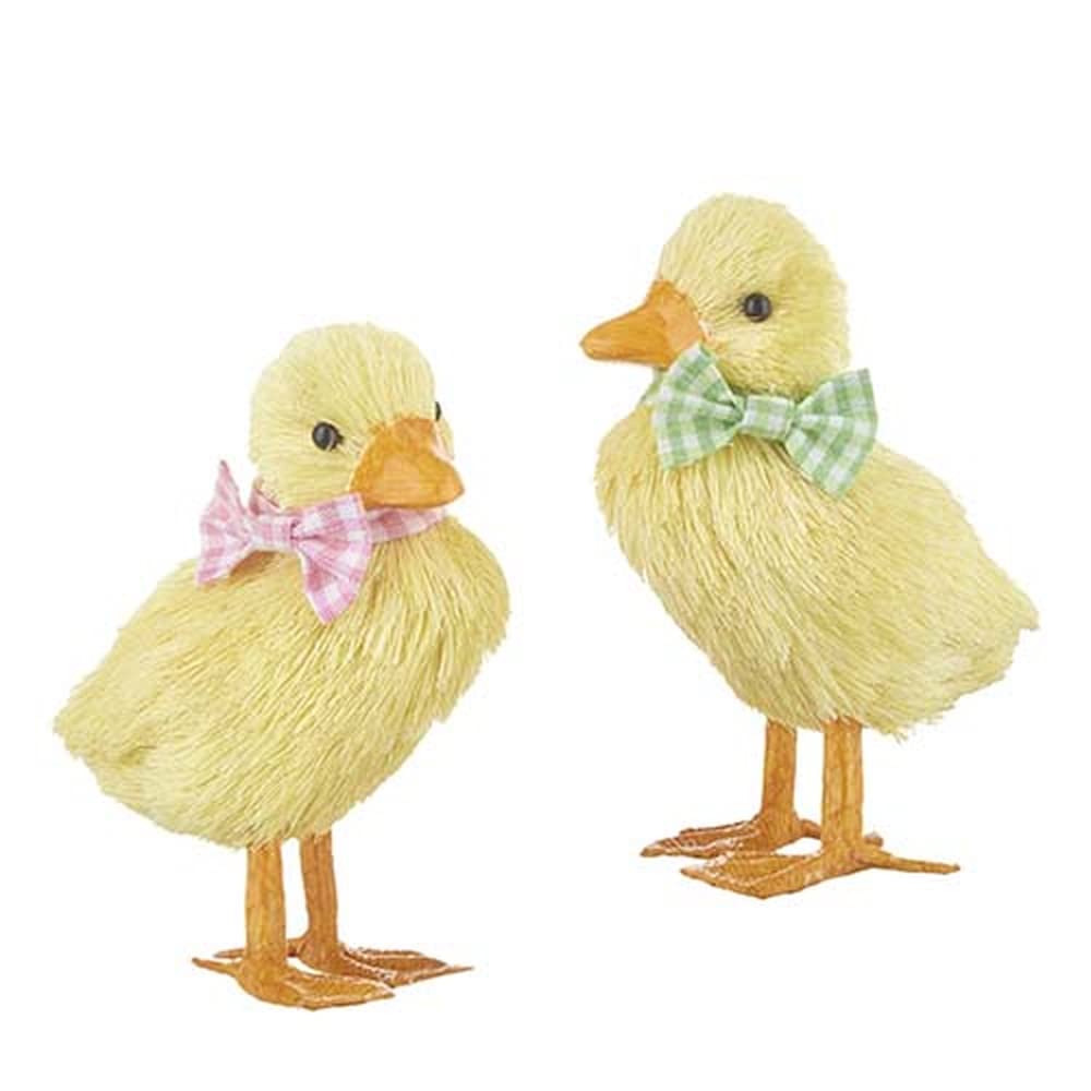 The Bridge CollectionSpringtime Sisal Duck Figurines, Set of 2