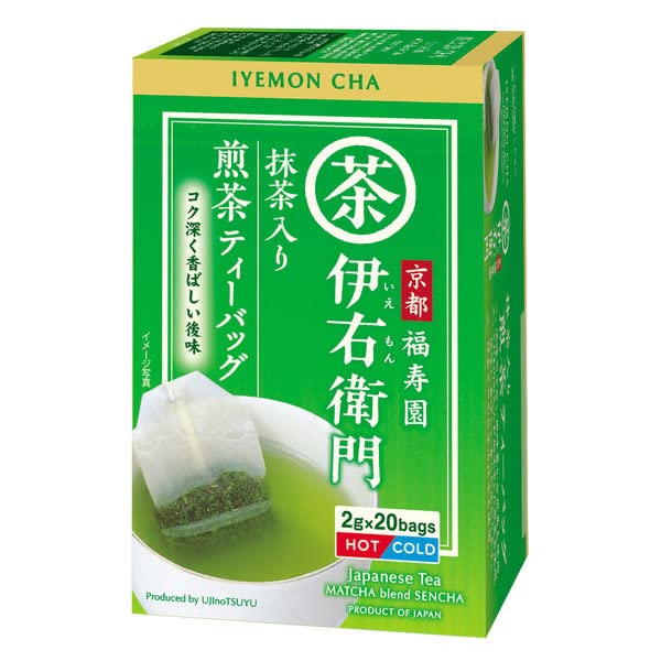 Té en saquitos Iyemon Cha Matcha Blend Sencha Pack 3 miniatura 1