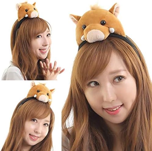 Amazon いのしし 猪 イノシシ コスプレ カチューシャ かぶりもの ぬいぐるみ カウントダウン カウコン Inoshishi Mtype ぬいぐるみ おもちゃ