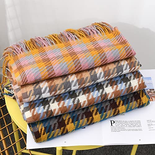 Winter Scarf Women Winter Scarf Shrugs Large Cashmere Tassel Scarfs Shawl Pashmina Wraps Muffler Shawl Scarves2