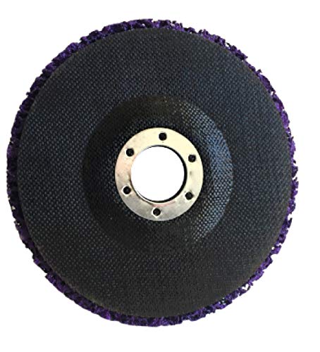 Q-Tools® CSD scheibe 125mm | 1 Stück | Grobreinigungsscheibe | Schleifscheibe für Winkelschleifer 125 | Polierscheibe Winkelschleifer | einigungsscheibe | Schleifscheiben 125mm Winkelschleifer