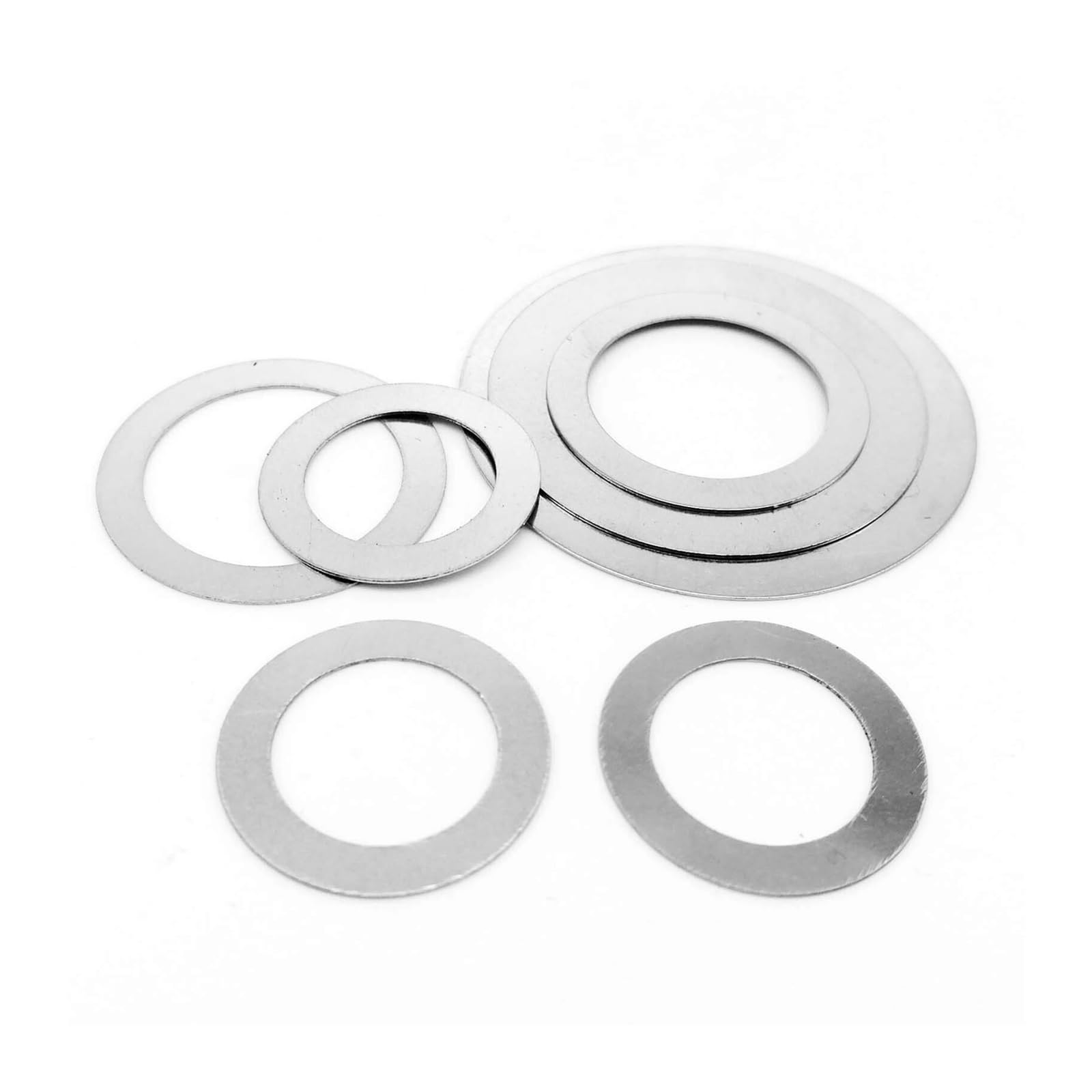 Sicherungsscheiben, 10 Stück, ultradünne flache Unterlegscheiben, M15 M17 M35, Präzisions-Unterlegscheibendichtung, Dicke 0,5 mm, Sortiment dünner(M12x18)