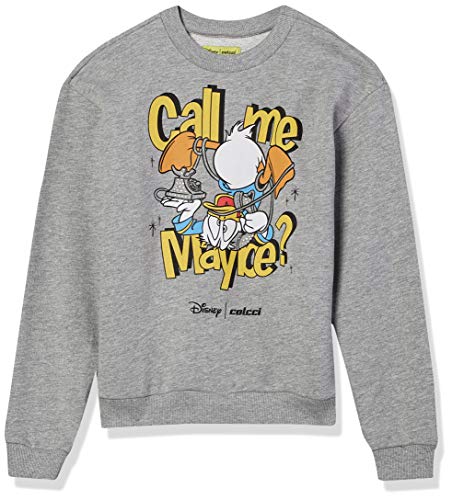 Blusa de moletom Estampado com Aplicação Colcci Fun, Meninas, Mescla, 14