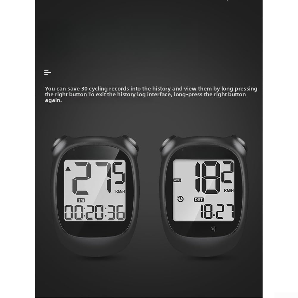Wireless GPS Ciclismo Computer Con Display Retroilluminazione Ipx5 Impermeabile Tachimetro Contachilometri Compatibile Con Per M3 E Per Mini Nero