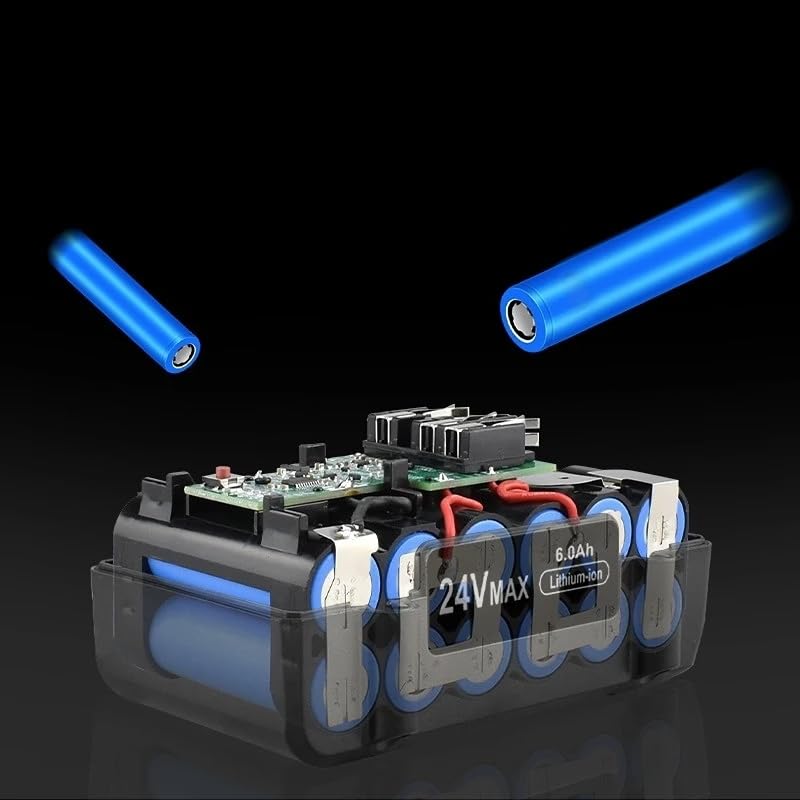 Kobalt 24 Volt Battery 2PACK DSANKE 24V 5000mAh Lithium-ion Battery For Kobalt 24V Max KB624-03 KB524-03 KB424-03 KB224-03 KB124-03 0673802 1051230 Lithium Ion Cordless Tools Battery Kobalt 80v Battery