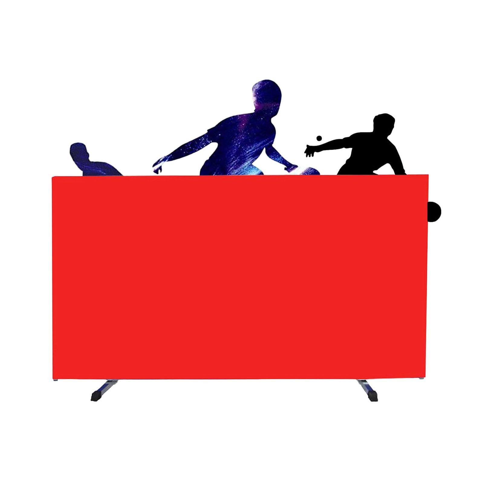Deflettore pieghevole per ping pong, resistente, per pratica domestica