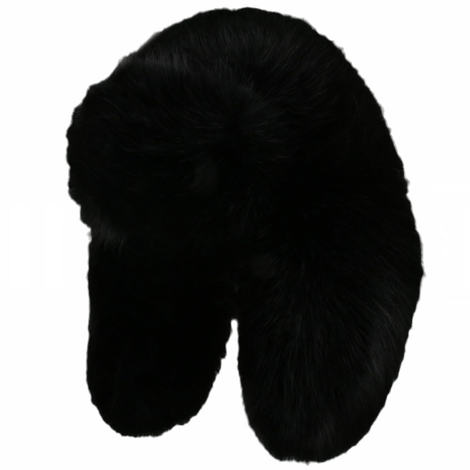 GIBZ Plush Trapper Hat for Women, Warm Winter Aviator Cap with Ear Flaps, Faux Fur Russian Hats, for Outdoor Travel Skiing