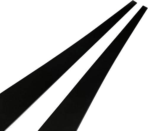 Miniatura 4 de Para falda lateral Corvette C8 para Chevy Corvette C8 5VM 2020-2025 estilo Rocker Panel ABS negro mate pintado protector de línea de extensión