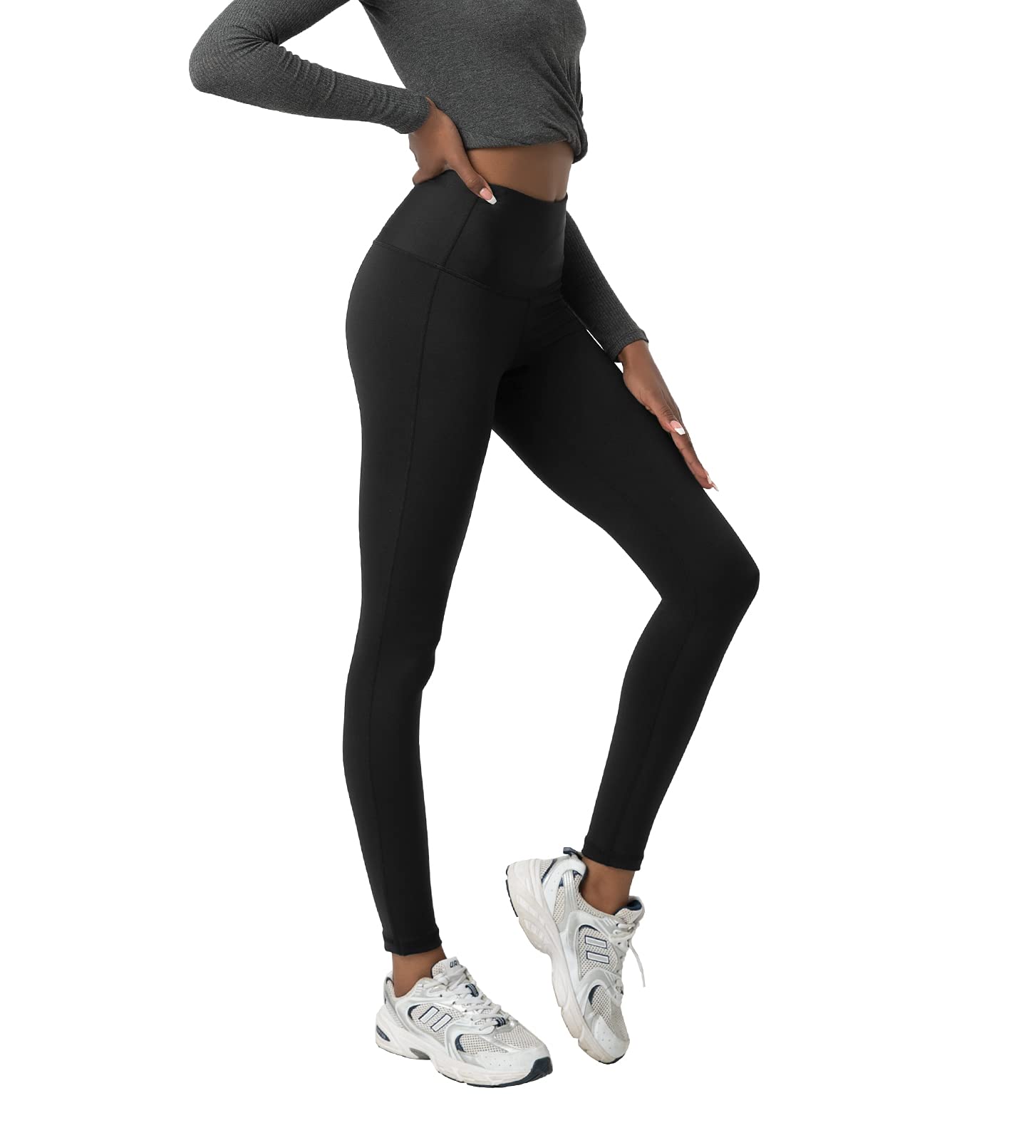 LAPASA Leggings Yoga Donna a Vita Alta, Elasticizzati e Traspiranti | Leggings a vita alta, morbidi ed elasticizzati, ideali per yoga, palestra, allenamento e tempo libero.