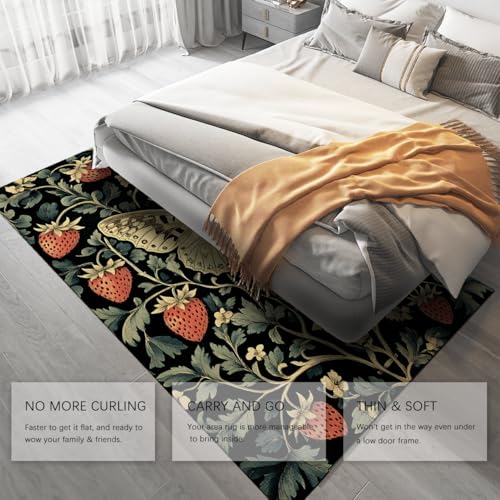 Tapis à poils courts lavable grand format pour table et sol - 5