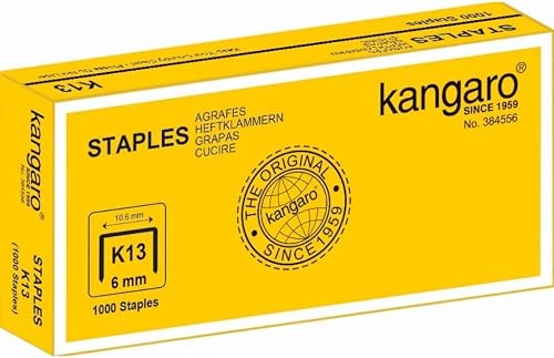 Kangaro K13/6 Tacker Staples