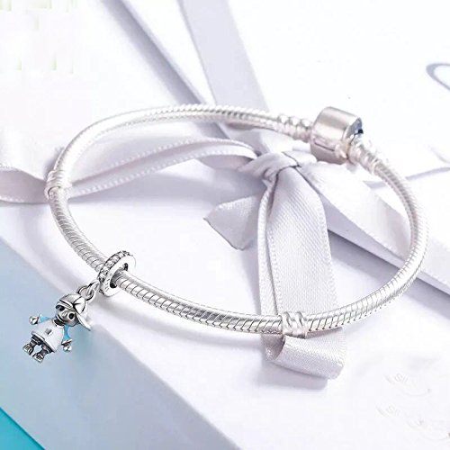Image of Boy OR Girl Dangle 925 Sterling Silver Charm Beads for Fashion Charms Bracelet & Necklace