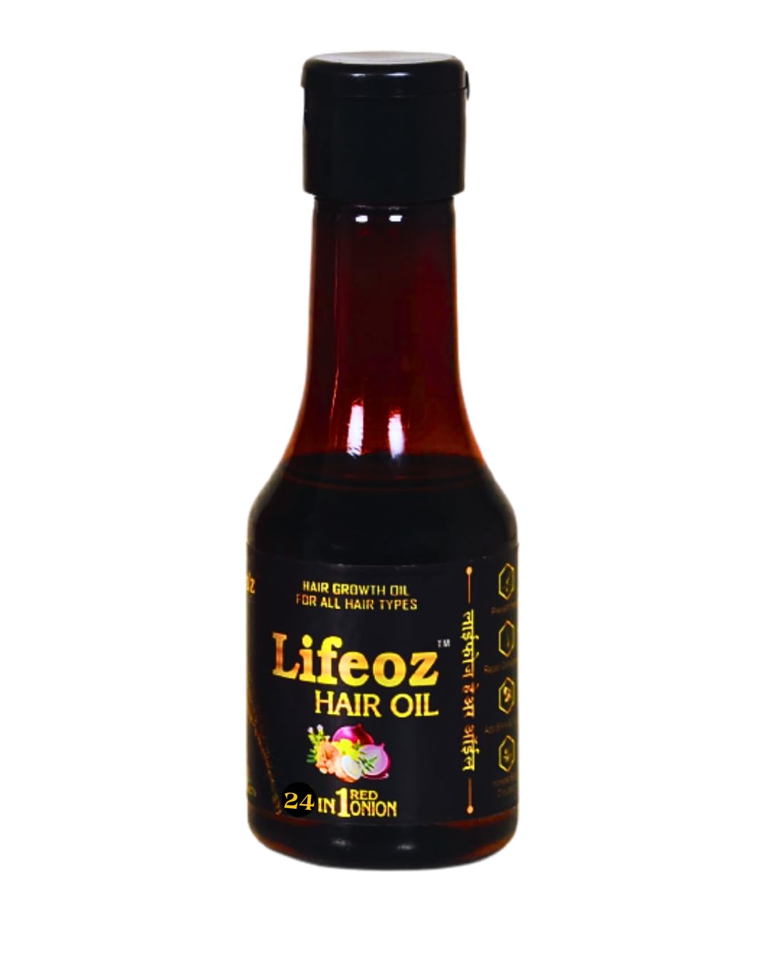 Hair Oil with 24 Herbal Extracts for Scalp Care, Hair Growth, Shine, Hair Loss Prevention, and Dandruff Treatment.-image-20
