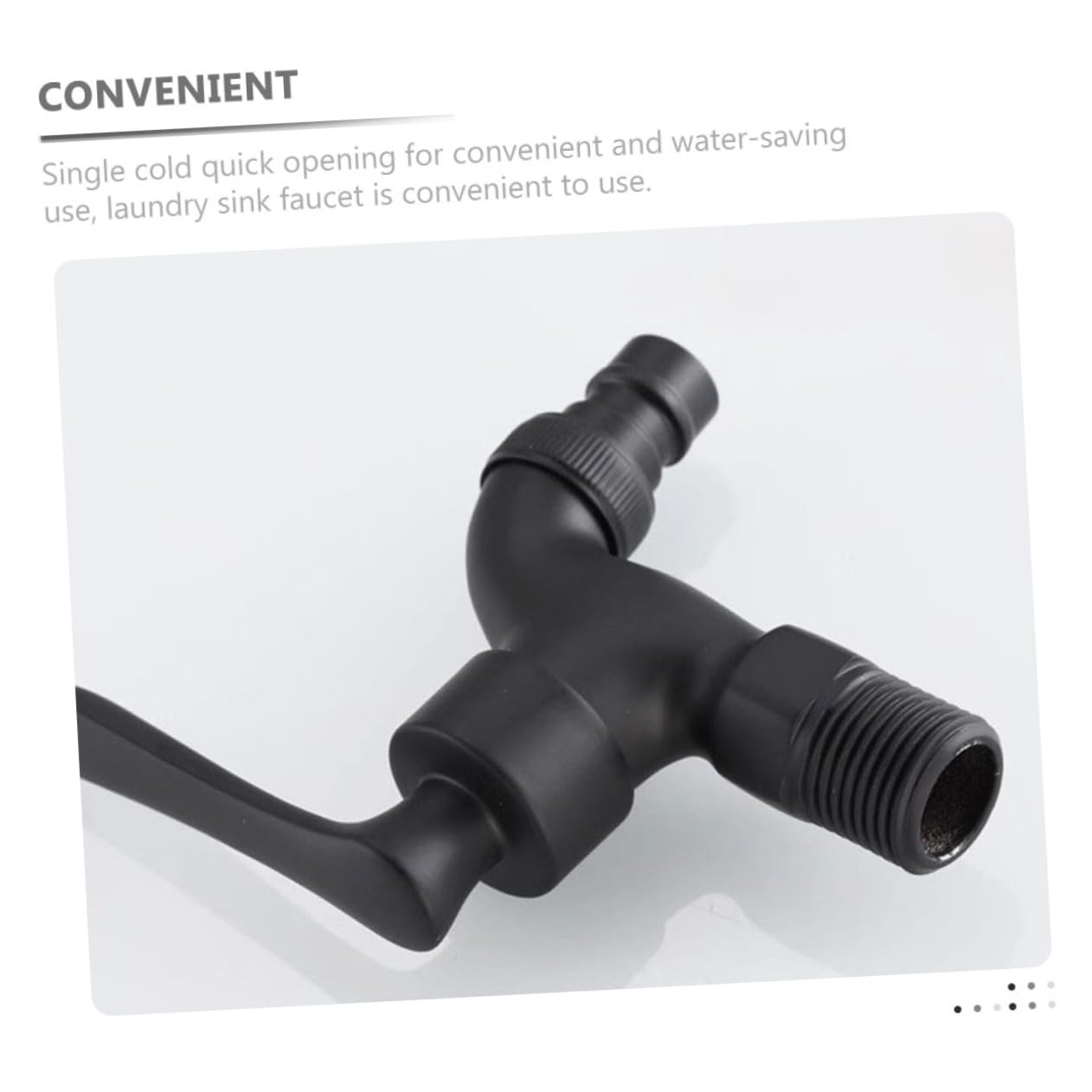 HOMSFOU 4pièces De Machine à Laver Vintage Simple Froid Pour Évier De Nettoyage Pouce Facile à Installer Utiliser