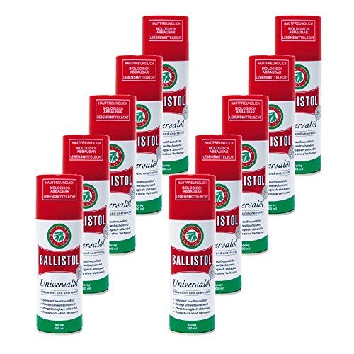 BALLISTOL Spray, 10 puszek po 200 ml olejku do broni olej pełzący 21700