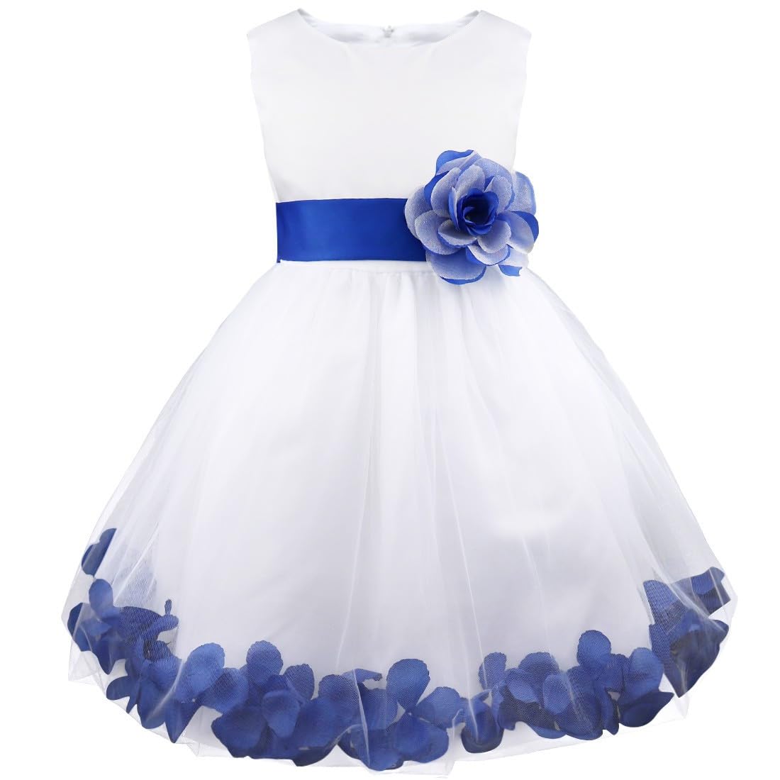 IEFIEL Vestido Princesa de Las Flores Niña Vestido de Primera Comunión Ceremonia Vestidos de Novia de Bautizo Bautismo Desfile 2-16 Años