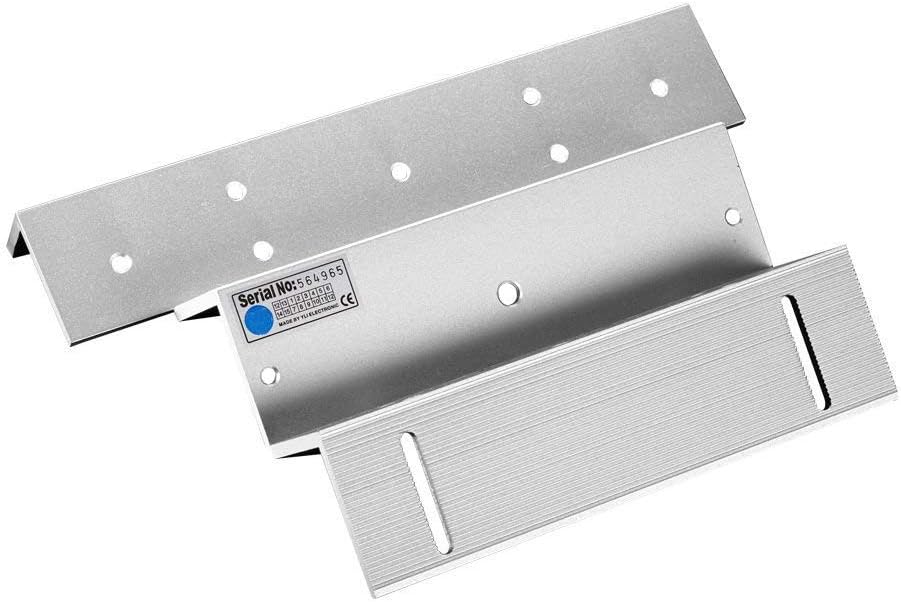 UHPPOTE ZL Mounting Bracket Clamp LZ Stents for 500KG 1200Lbs Magnetic Lock Inward Door