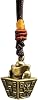 Nissin Doujin Retro Solid Brass Keychain Hook Accessories Key Chains Handmade Brass keyring Wallet Chain EDC Car keychain for Man and Women
