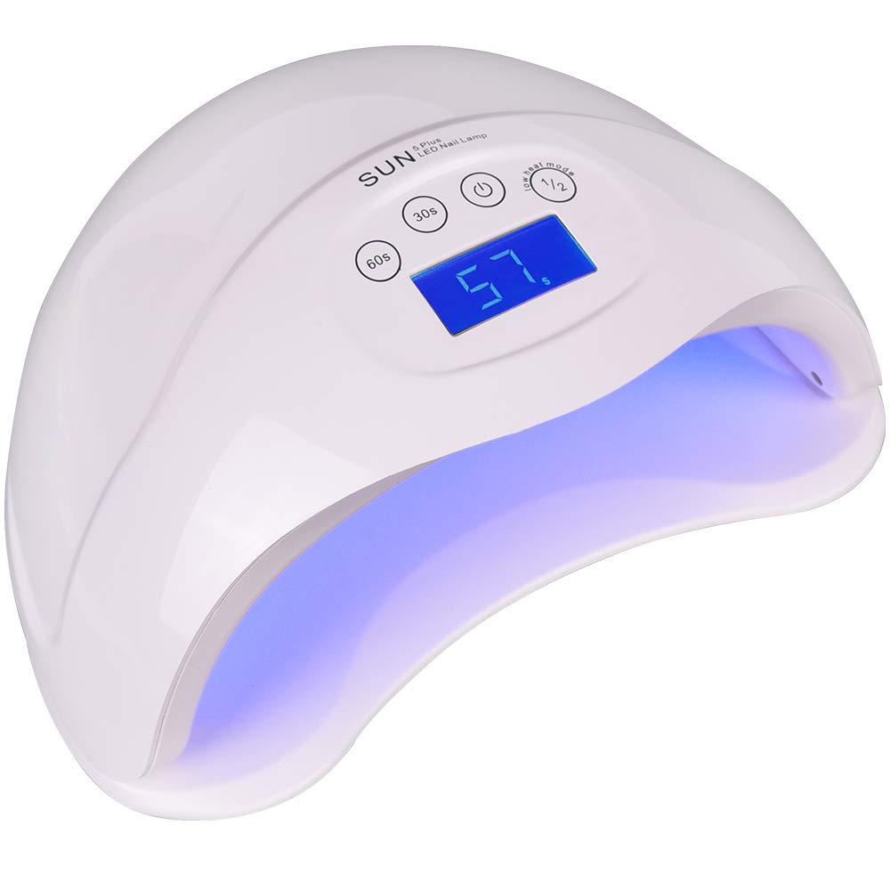 ZY Nail Lamp 48w Uv Led Lamp Two Hands Nail Dryer 5 Professional Nail Polish Manicure Lamp Double Light Curing Nail Gel Tools LOLDF1